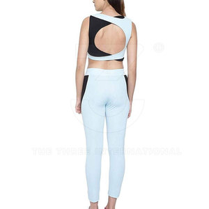 Best Design Women 2 Piece <b>Yoga</b> Set <b>Jacket</b> Sports Bra Leggings High Waist Breathable Eco-Friendly Gym Fitness Workout Activewear - Product Image 2