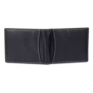 Cartera de cuero para hombre, delgada, con bolsillo seguro para monedas, compartimentos para tarjetas y diseño ligero, ideal para viajes. - Product Image 3