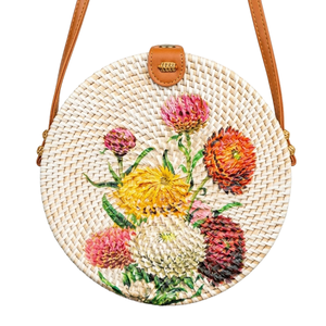 Sac rond en rotin fait main, sac en rotin de créateur, best-seller, vente en gros directe d'usine, prix compétitifs, taille personnalisable - Product Image 5