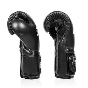 นวมชกมวย Fairtex รุ่นสั่งทำพิเศษ สำหรับเด็ก หนังสีดำ อุปกรณ์ฝึกศิลปะการต่อสู้สำหรับผู้ใหญ่ ผลิตภัณฑ์สำหรับการต่อสู้ระดับมืออาชีพ - Product Image 2