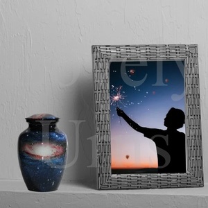 Galaxy Cremation Urn Memorial <b>Ash</b> Container Space-Inspired <b>Keepsake</b> Funeral Elegant Durable Premium Quality Remembrance - Product Image 3