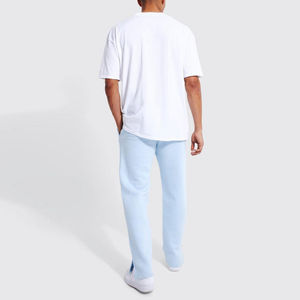 Pantalones de hombre elegantes y transpirables, pantalones de pierna ancha ligeros, diseño versátil, perfectos para atuendos informales diarios de verano - Product Image 5