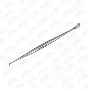 Élévateur Hohmann réutilisable non stérile pour adultes, instrument médical de haute qualité, 175 mm, raspatory incurvé à droite, aiguisé - Product Image 2