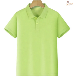 Chemises polo en tricot décontractées pour garçons, en polyester et coton, manches courtes, chemise d'école, logo personnalisé, vente en gros - Product Image 2