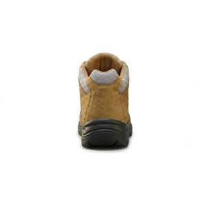 Chaussures de sécurité à embout d'acier, bottes de travail mi-montantes, antidérapantes, résistantes aux perforations, en cuir, antistatiques pour la semelle intermédiaire - Product Image 5