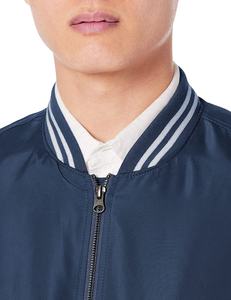 OEM-chaqueta de cuero con manga de chenilla bordada, Cazadora bomber de béisbol de vuelo, vintage, letterman, varsity - Product Image 5