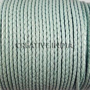 Las últimas cuerdas Bolo de moda de cuero trenzado con acabado metálico encerado resistente al agua para manualidades textiles para el hogar bolsas de trabajo ropa zapatos - Product Image 2