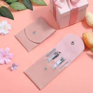 New Arrival Pocket <b>Nail</b> Care Set Precision Clippers <b>Nail</b> File Ear Cleaner Compact with Beauty Grooming Pouch - Product Image 2