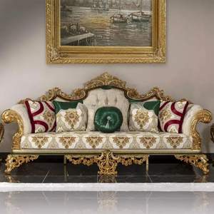 Sofá Seccional en Forma de L de Lujo Tradicional en Oferta, con Cojines de Esponja, para Sala de Estar de Apartamento, Muebles Amangiri Indonesia - Product Image 3