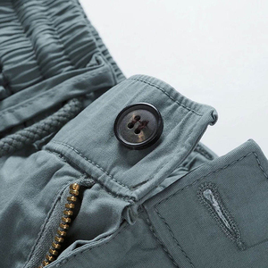 Outdoor Athletic Plain Pocket 100% Cotton multi pockets <b>Shorts</b> <b>Men</b> Cargo <b>Shorts</b> <b>Knee</b> <b>Length</b> Streetwear <b>Men</b> <b>Shorts</b> - Product Image 6