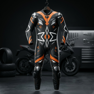 Traje de Motociclismo de Cuero de Invierno de Alta Calidad, Resistente al Viento, con Protección CE, Impermeable, Personalizado, Proveedor OEM/ODM - Product Image 2
