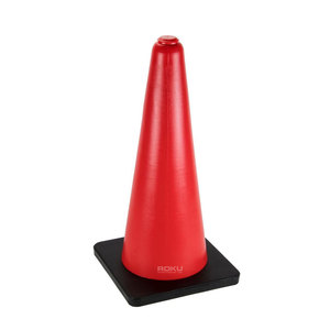 Cono de Entrenamiento Rojo, Color Sólido, Duradero, Plegable, Resistente al Agua, Ecológico, Tamaño Personalizable, Equipo de Fútbol, Estilo Clásico - Product Image 1