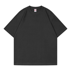 Cotton Heavyweight T Shirt Drop Shoulder T-Shirts 270gsm T Shirt Oversized <b>Tshirt</b> - Product Image 3