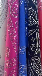 Foulard, Bandeau et Bandana Imprimé Paisley Tie-Dye Dégradé avec Strass pour Hommes et Femmes - Product Image 4