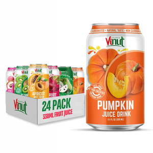 Para VINUT 330ml Bebida de jugo de calabaza sin azúcar OEM/ODM Precio de fábrica Etiqueta privada Muestra gratis del fabricante de Vietnam - Product Image 1