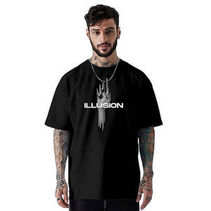 Camisetas informales de alta calidad para hombre, 100% de algodón de punto, manga corta, ajuste Regular, Color sólido ligero - Product Image 2