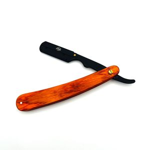 มีดโกนตัดผมมืออาชีพ ด้ามไม้สีแดง พิมพ์โลโก้ได้ ใบมีดเดี่ยว - Product Image 3