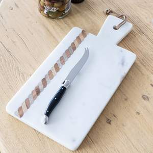 Planche à découper en marbre à finition lisse pour un nettoyage facile, une utilisation durable et un confort quotidien en cuisine - Product Image 2