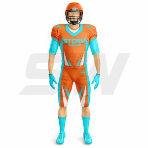 Maillot de football américain haute performance avec impression par sublimation, tenue d'équipe personnalisée, fabrication sur mesure - Product Image 2