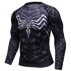 Rashguard personnalisé ODM de haute qualité pour hommes, vente en gros, rashguard en spandex pour BJJ, surf et plongée - Product Image 2