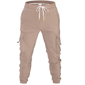 Pantalones Cargo para Hombre de Alta Calidad, Multibolsillos, Poliéster Ripstop, Ropa de Trabajo, Cintura Media, Corte Ajustado, Fabricante OEM Personalizado, Venta al Por Mayor - Product Image 1