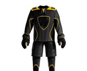 Uniforme de hockey sur glace pour hommes à prix raisonnable, dernier style, matière durable anti-plis, entièrement personnalisable - Product Image 1