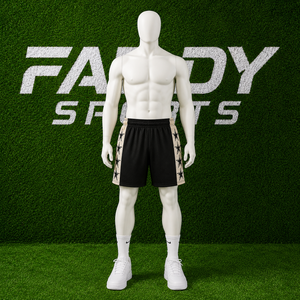 Shorts de basket-ball en mesh pour homme avec imprimé étoile personnalisé, vintage, respirant, athlétique, pour la salle de sport, l'entraînement, le fitness, streetwear, séchage rapide - Product Image 2
