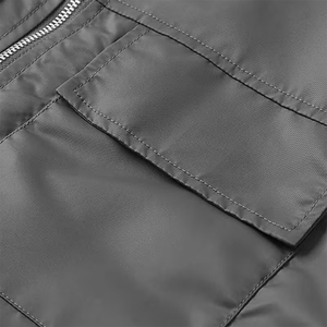 Men's Fashion Bomber Jacket Lightweight Zip Up Casual Streetwear <b>Coat</b> Designed for Outdoor Adventures Daily Wear Travel - Product Image 6