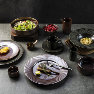 Platos Yayu Assiette, Platos de Cerámica Esmaltada, Estilo Rústico, Tempura Japonesa, Queso, <span class=keywords><strong>Tapas</strong></span> Finas, Personalización de Logotipo - Product Image 6