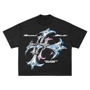 Camiseta para Hombre con Pedrería Brillante, Talla Personalizada, Camiseta de Alta Calidad, Impresión Térmica Personalizada de Lujo, Camiseta Blanca 100% Algodón - Product Image 1