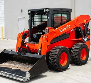 Chargeuse compacte sur pneus Kubota SSV75, 74 CV, moteur diesel, machine de construction compacte avec godet de 0,60 m³ - Product Image 6