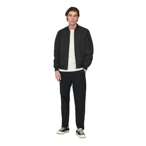 Veste décontractée à fermeture éclair pour hommes pour automne hiver col montant conception imperméable Bomber manteau pour les sports de plein air coupe-vent - Product Image 6