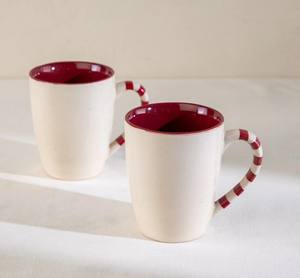 Elegante Taza de Café de Cerámica Beige con Diseño Floral, Acabado Brillante y Asa Cómoda para Uso en Casa, para Té o Café - Product Image 6