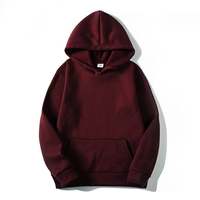 Prix de gros – Survêtement à capuche personnalisé de haute qualité, unisexe, design simple uni, plusieurs couleurs, coupe classique, 100 % coton molletonné