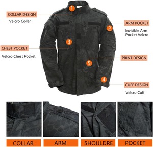 Ensemble de veste et pantalon de chasse camouflage de qualité supérieure pour activités de plein air, fabrication et vente en gros - Product Image 2