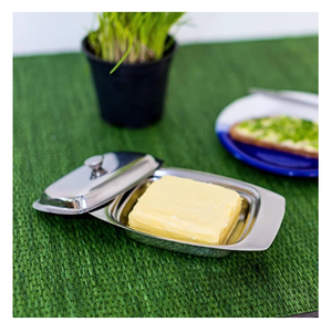 Tapa para Mantequillera de Acero Inoxidable al por Mayor, Ecológica, Apta para Lavavajillas, Diseño Contemporáneo para Mesa de Comedor, Quesera de Alta Calidad - Product Image 2