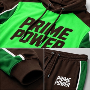 Hot Sale Men's Hooded Sports Tracksuit Set Matching <b>Sweatshirt</b> Jogger Pants Casual Athletic <b>Gym</b> Fitness Training Wear Wholesale - Product Image 5