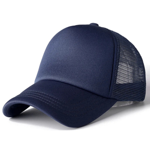 Adjustable 5-Panel Cotton Mesh Trucker Baseball Cap Lightweight Vintage Waterproof Sports Cap with Strap - Product Image 4