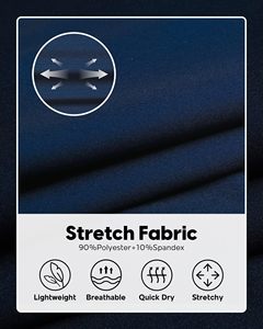 Pantalones Cortos Deportivos Premium para Hombre, Tejido Transpirable para Deportes, Gimnasio y Correr - Product Image 4