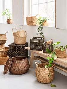 Cesta de Almacenamiento Hecha a Mano con Hierba Marina Natural, Venta al por Mayor, Ecológica, Hecha en Vietnam - Product Image 3