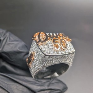 Anillo de Diamante Cultivado en Laboratorio con Corte Corazón para Mujer, Anillo de Compromiso de Oro Amarillo de 14K con Corazón Entrecruzado, Joyería de Lujo, Regalo de Moda - Product Image 4
