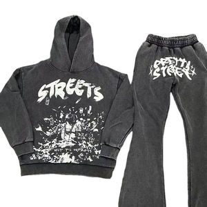 Conjunto Deportivo de 2 Piezas para Hombre, Personalizado, de Alta Calidad, Ropa Casual con Mangas Largas, Secado Rápido, Tallas Grandes, Venta al Por Mayor - Product Image 1