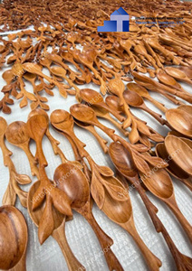 Wooden <b>Spoon</b> Set Unique Shape Handcrafted Design OEM Custom Logo Supplier - Product Image 4