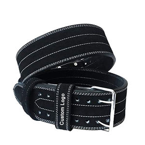 Gym Fitness Bodybuilding Power Lifting Natural Rubber PVC Non-Slip Waterproof Breathable <b>Training</b> <b>Weight</b> Lifting Belts - Product Image 2