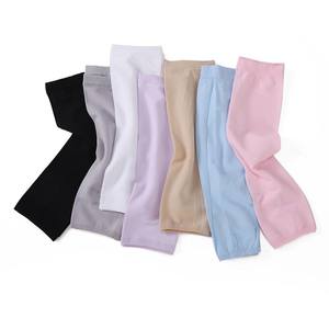 Manguitos de algodón unisex más populares de 2026 para verano, frescos, de alta elasticidad y color liso - Product Image 3