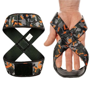 Nouvelle sangle de musculation en coton à motif camouflage, respirante, antidérapante, haute élasticité, unisexe, pour l'entraînement en salle de sport - Product Image 1
