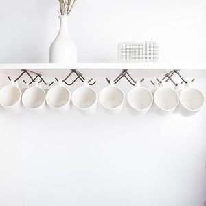 Support mural minimaliste en métal pour tasses de 8 à 20 oz – Conception durable pour la cuisine - Product Image 1