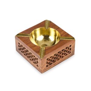 Brûleur à Bakhoor en bois traditionnel, porte-encens arabe, accessoire de décoration pour la maison - Product Image 5