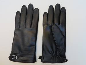 Gants de mode d'extérieur en cuir véritable compatibles avec les écrans tactiles pour l'hiver - Product Image 5