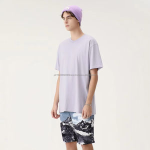 Custom 100% Cotton Unisex High Quality T-<b>shirt</b> 220gsm Plain Baggy T-<b>shirt</b> for Printing - Product Image 2